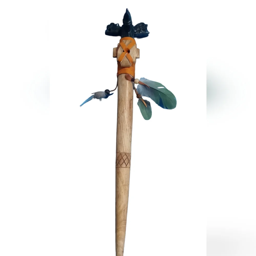 Baculo or Staff of Peruvian Command of the Shaman Andean Culture Cusco